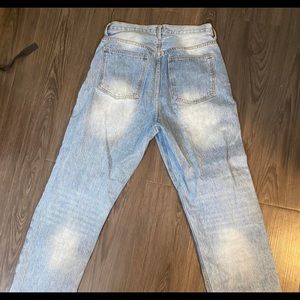 Princess Polly Holly Asymmetrical Straight Leg jeans